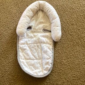 Infant car seat head support